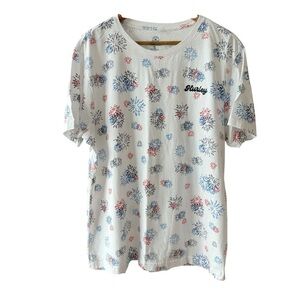 ☀️Hurley Red, White, and Blue Fireworks T-Shirt